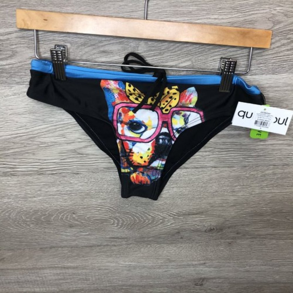 Quintsoul Small Low Rise Bikini Bottom Funny Dog
